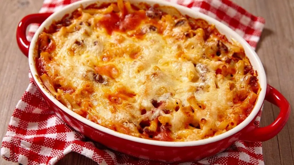 escondidinho de carne moída com batata.