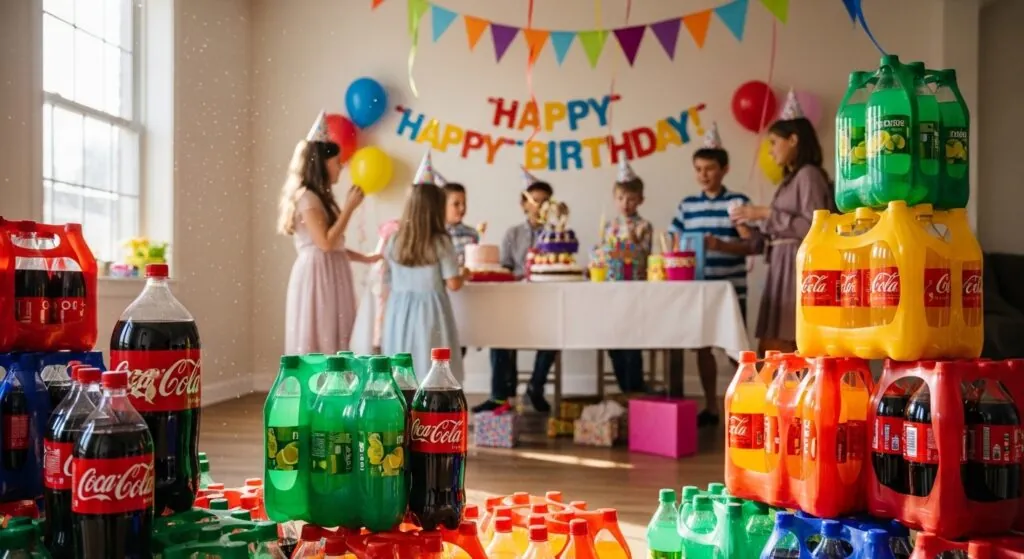 refrigerantes em festa