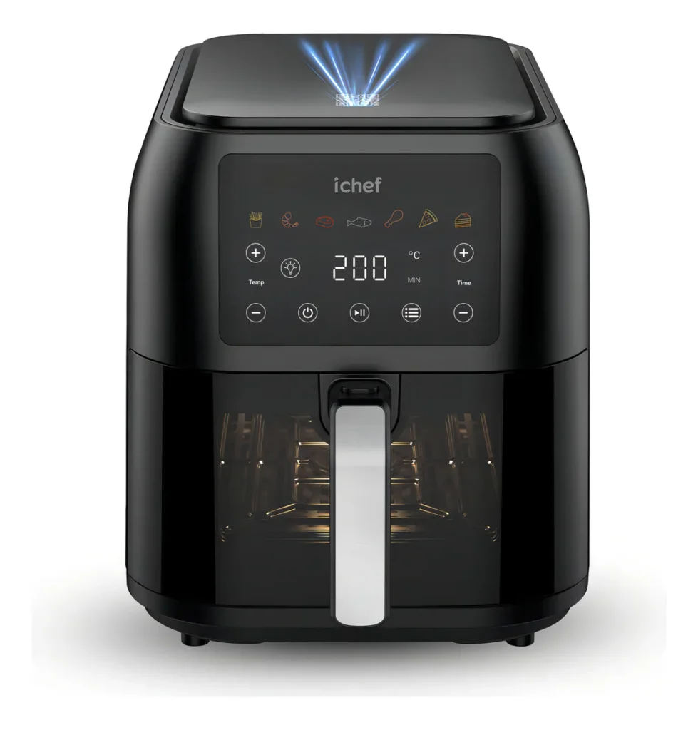Fritadeira Elétrica Airfryer Max Space 8L Preto